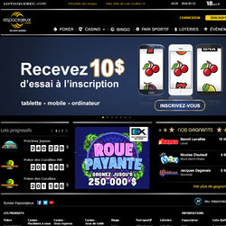 EspaceJeux , site de jeux en ligne legal au Quebec